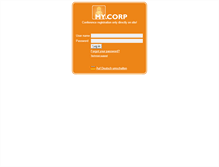 Tablet Screenshot of my.corp.at